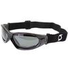 Hurricane Eyewear Category-5 Jet Ski Water-Sport Floating Goggles Interchangeable from Sunglasses to Goggles Black Frame with Polarized Smoke Lens view 2