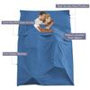Sleeping Bag Liner Camping Travel Home Bed Sheet Lightweight Breathable Hotel Compact Sacks view 4