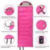 DESERT & FOX Cotton Flannel Sleeping Bags with Pillow, 4 Season Warm & Cold Weather Envelope Compression Sack, Lightweight & Portable Backpacking Sleeping Bag for Outdoor Camping, Hiking, Traveling view 3