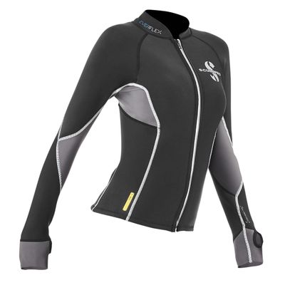 SCUBAPRO Men's Everflex 1.5 Long-Sleeve Top, Medium, Black
