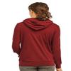 Women's Zip Up Cotton Light Hoodie Jacket (L, Burgundy) view 4