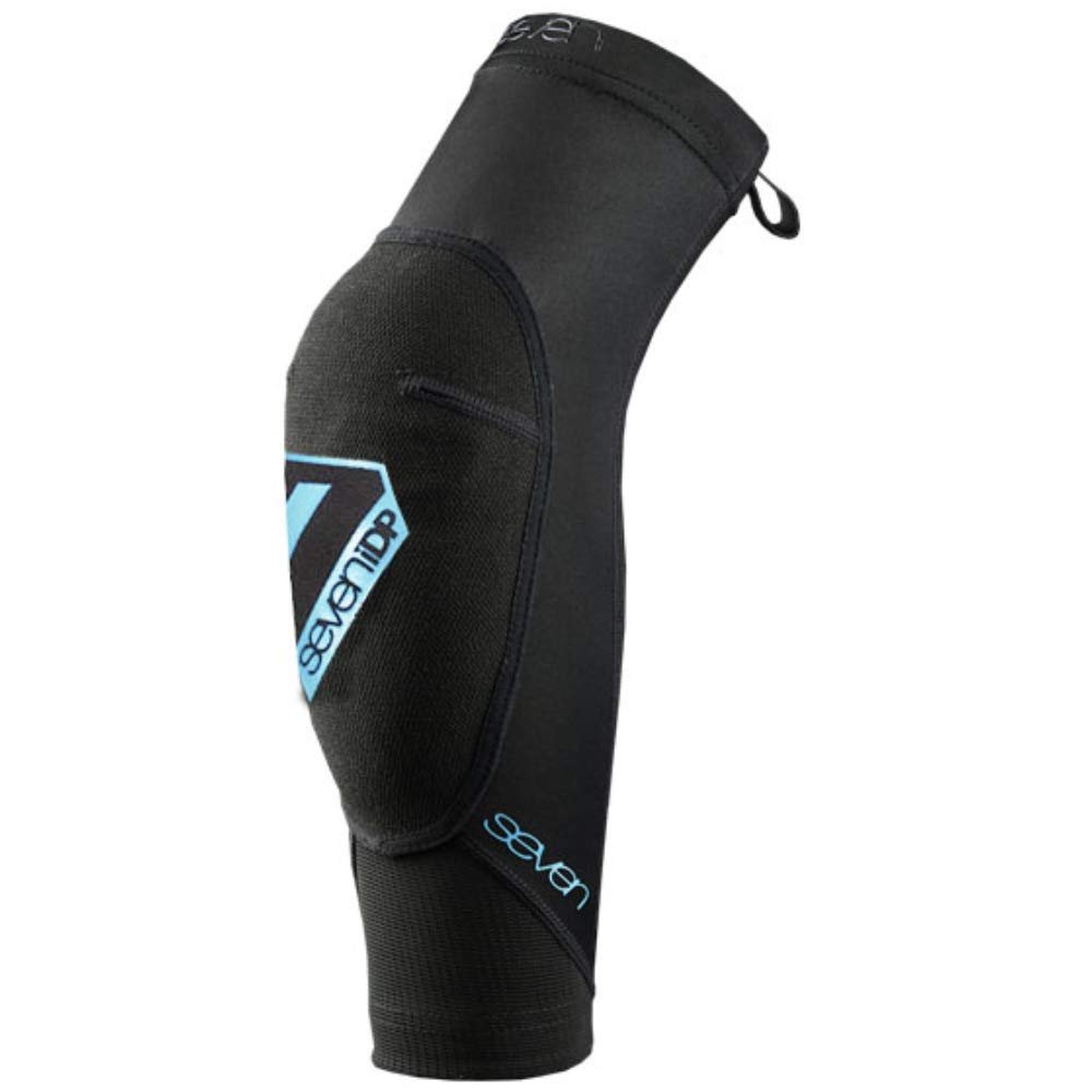 7 iDP Youth Transition Elbow Pads - Black & Blue (Small/Medium)