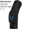 7 iDP Youth Transition Elbow Pads - Black & Blue (Small/Medium) view 2