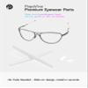 PapaViva 1 Pair Replacement Rubber Kits Nose Pieces & Earsocks for Oakley Crosshair 2012 - White view 2