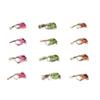 Outdoor Planet 12 Beadhead Hare's Ear Nymphs Trout Flies Fishing Lure Assortment for Trout Fly Fishing Flies view 1