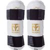 MOOTO Taekwondo Extera Forearm Protector Black/White WTF Approved TKD Martial Arts MMA Kick Boxing (1.White, 3.M(4.98-5.58ft or 152-170cm)) view 1