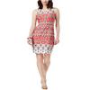 Charter CIub Petite Printed Sheath Dress Crushed Coral Combo PXL view 1