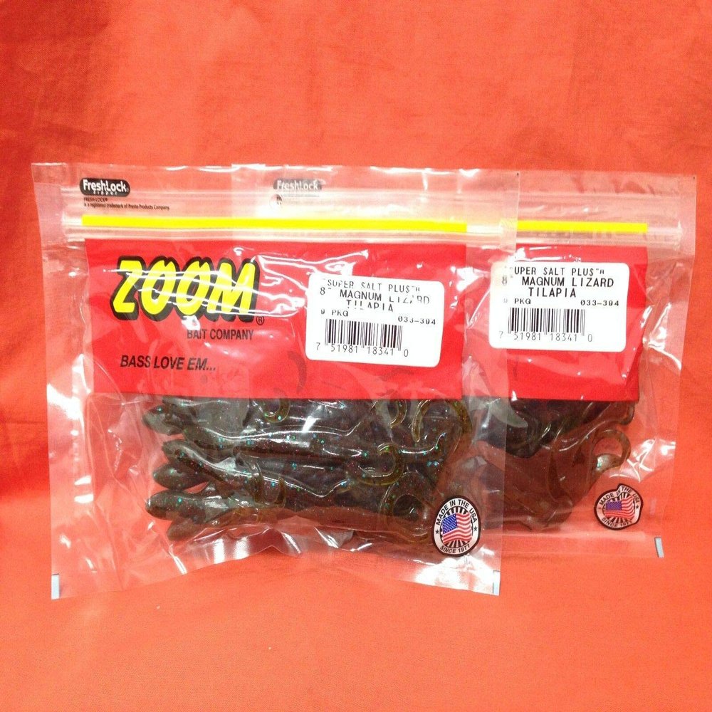 Zoom 8" Mag Lizard - Tilapia