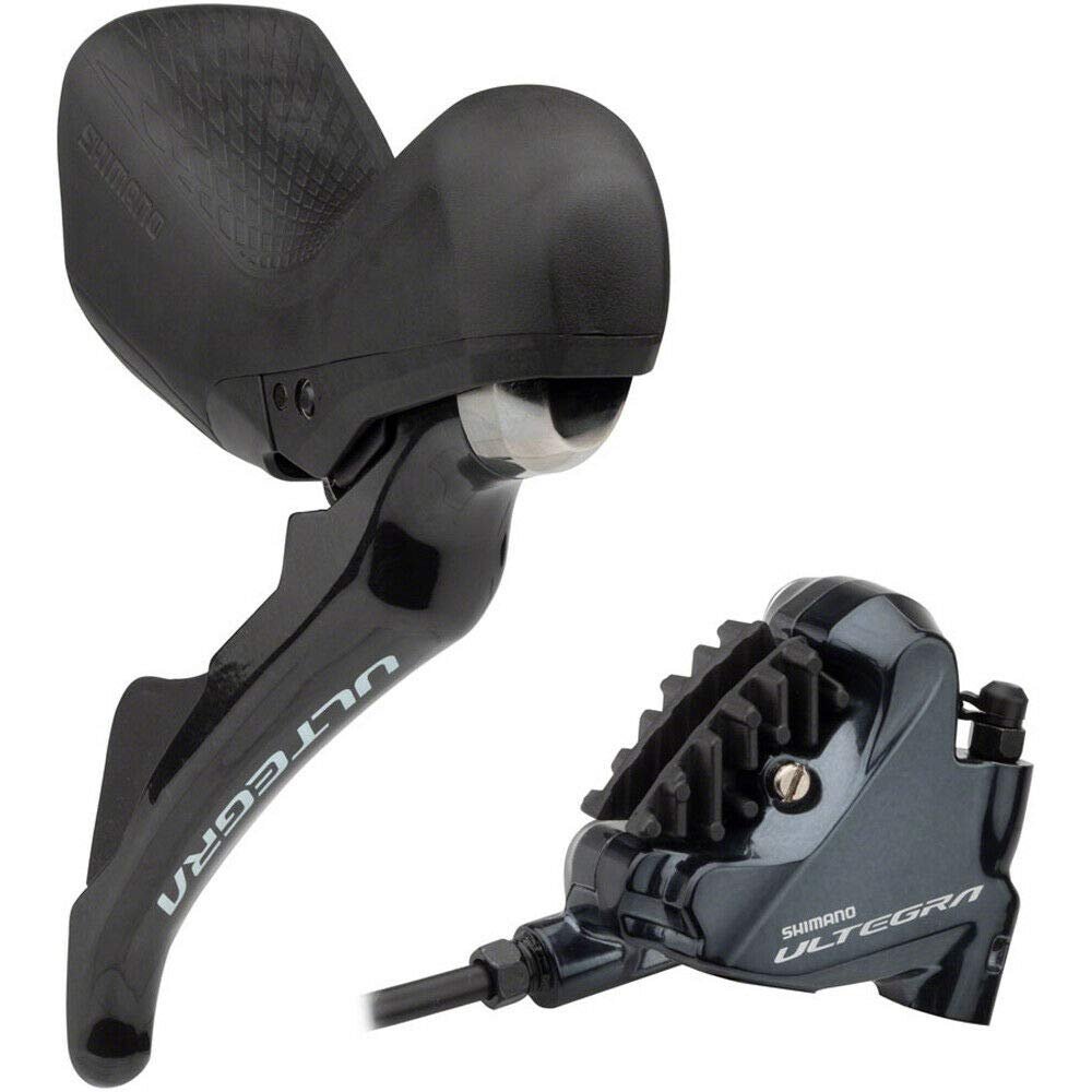 Shimano Ultegra ST-R8020/BR-8070 Disc Brake and Lever - Rear, Hydraulic, Flat Mount, Resin Pads, Black