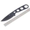 Sanrenmu 7130 Straight Fixed Blade Knife with Sheath 8Cr14Mov Stainless Steel Blade Handle(Black) view 3