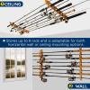 Rush Creek Creations | Ceiling Fishing Rod Holder for 8 Rods, Fishing Pole Holder for Garage Organization and Wall Storage, for Fishing Reels, Fishing Gear, and Fishing Accessories (Horizontal Rack) view 4
