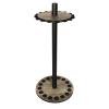 Rush Creek Creations | Round Fishing Rod Holder for 16 Freshwater Fishing Poles, Fishing Gear, and Fishing Accessories | Fishing Rod Rack with 16 Fishing Rod Clips for Garage Organization view 2