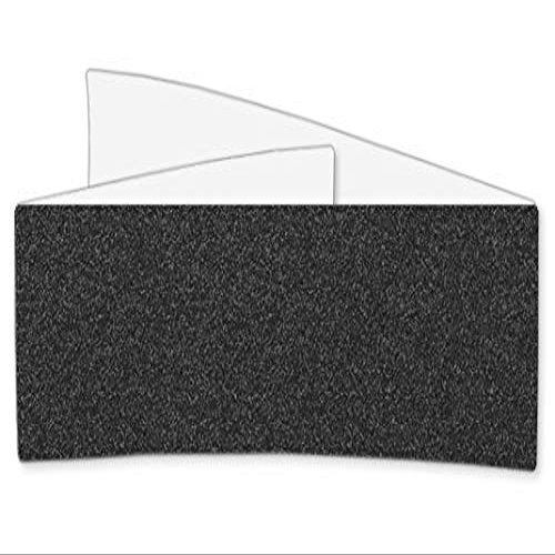 Sparkle Black Glitter Invitation Belly Bands, MirriSPARKLE, 12 Inch, 25 Pack