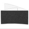 Sparkle Black Glitter Invitation Belly Bands, MirriSPARKLE, 12 Inch, 25 Pack view 1
