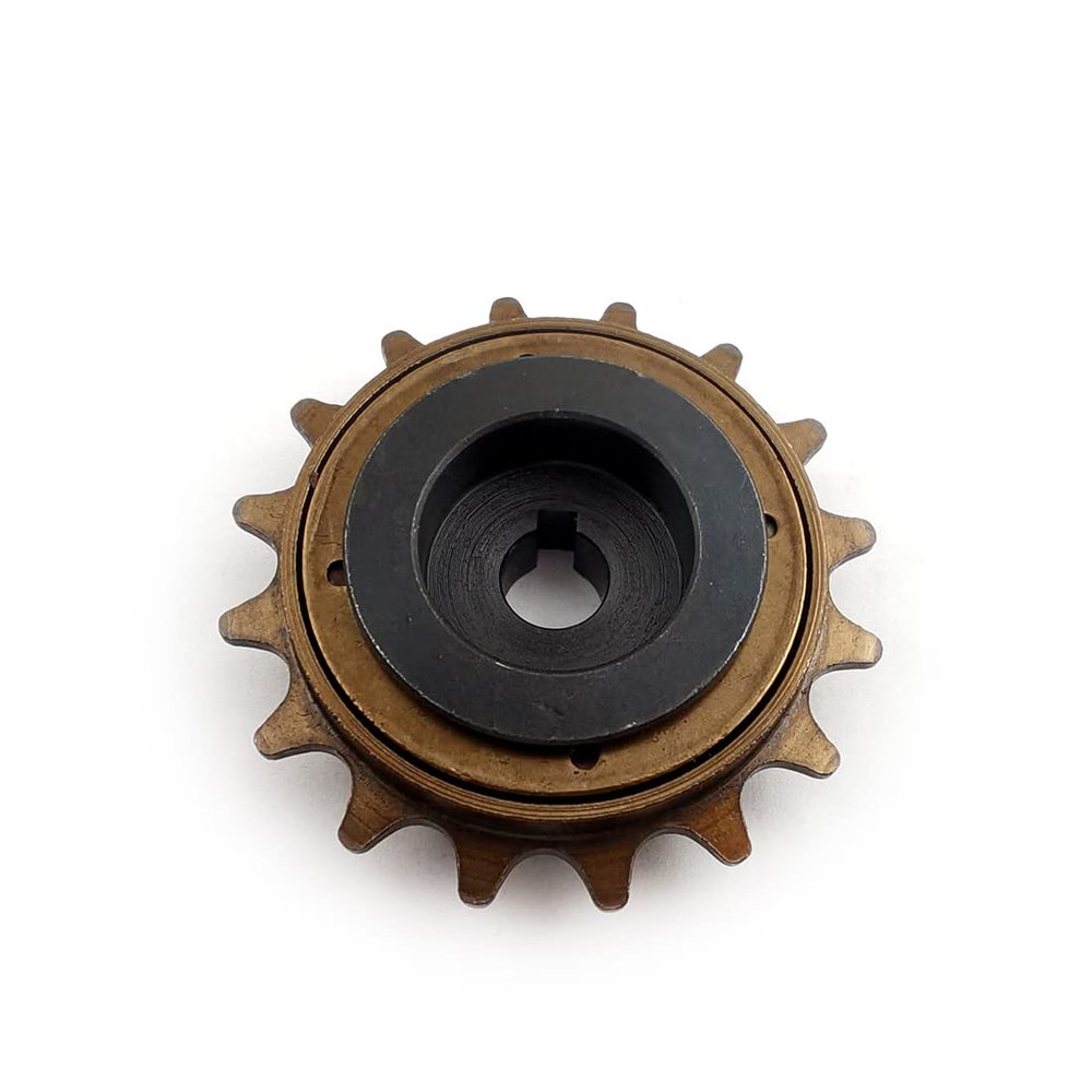 16T Freewheel for Unite Motor 1/2 Inch x 1/8 Inch Chain Freewheel Fit # 410 Bicycle Chain Custom Freewheel Base for Left Drive Motor (16T)