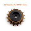 16T Freewheel for Unite Motor 1/2 Inch x 1/8 Inch Chain Freewheel Fit # 410 Bicycle Chain Custom Freewheel Base for Left Drive Motor (16T) view 2