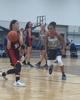 COOLOMG Basketball Pants with Knee Pads Kids 3/4 Compression Tights Black S view 3