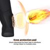 COOLOMG Basketball Pants with Knee Pads Kids 3/4 Compression Tights Black S view 4