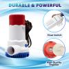 AIRTAK Bilge Pump for Boat DC12V 1500GPH Small Bilge Pump 12 Volt Electric Water Pump Low Noise with The Switch view 4