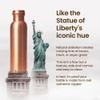 Otiem 100% Copper Water Bottle for Drinking Water, 34 Oz Smooth Finish  Stay Hydrated and Enjoy Ayurvedic Benefits  Leak-Proof, Temperature Retention, Eco-Friendly Design  Durable Copper Bottle view 4