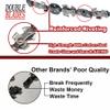 Homyall upgrade 53 Inch High Reach Tree Limb Hand Rope Chain Saw Cuts Branches Manual Pocket Chainsaw with 68 Sharp Blades on Both Sides for Gardening Camping Hiking Survival Gear-No Ropes Included view 2