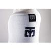MOOTO Taekwondo Shin & Instep Protector Cotton White A Pair MMA Martial Arts Kick Boxing (2. L(Length 47cm or 18.5 inch)) view 4