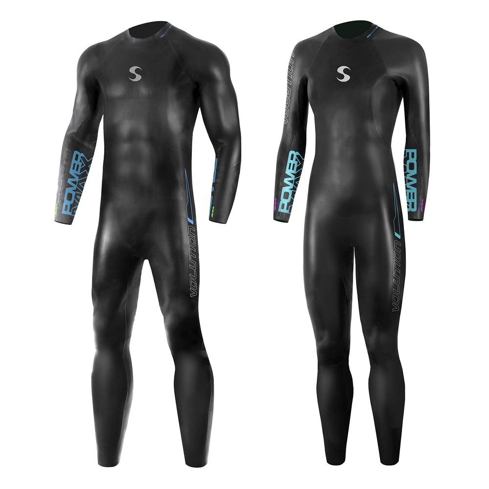 Synergy Triathlon Wetsuit 3/2mm - Volution Full Sleeve Smoothskin Neoprene for Open Water Swimming (Women, Women's W3)
