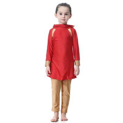 KXCFCYS Swimwear for Girls Kid Modest Swimsuits Swimming Beachwear Long-Sleeve Surfing Suit