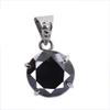skyjewels 5.04 Cts Round Cut Black Diamond Solitaire Beautiful Silver Pendant Gift for Wife, Girlfriend, Partner view 1