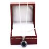skyjewels 5.04 Cts Round Cut Black Diamond Solitaire Beautiful Silver Pendant Gift for Wife, Girlfriend, Partner view 2