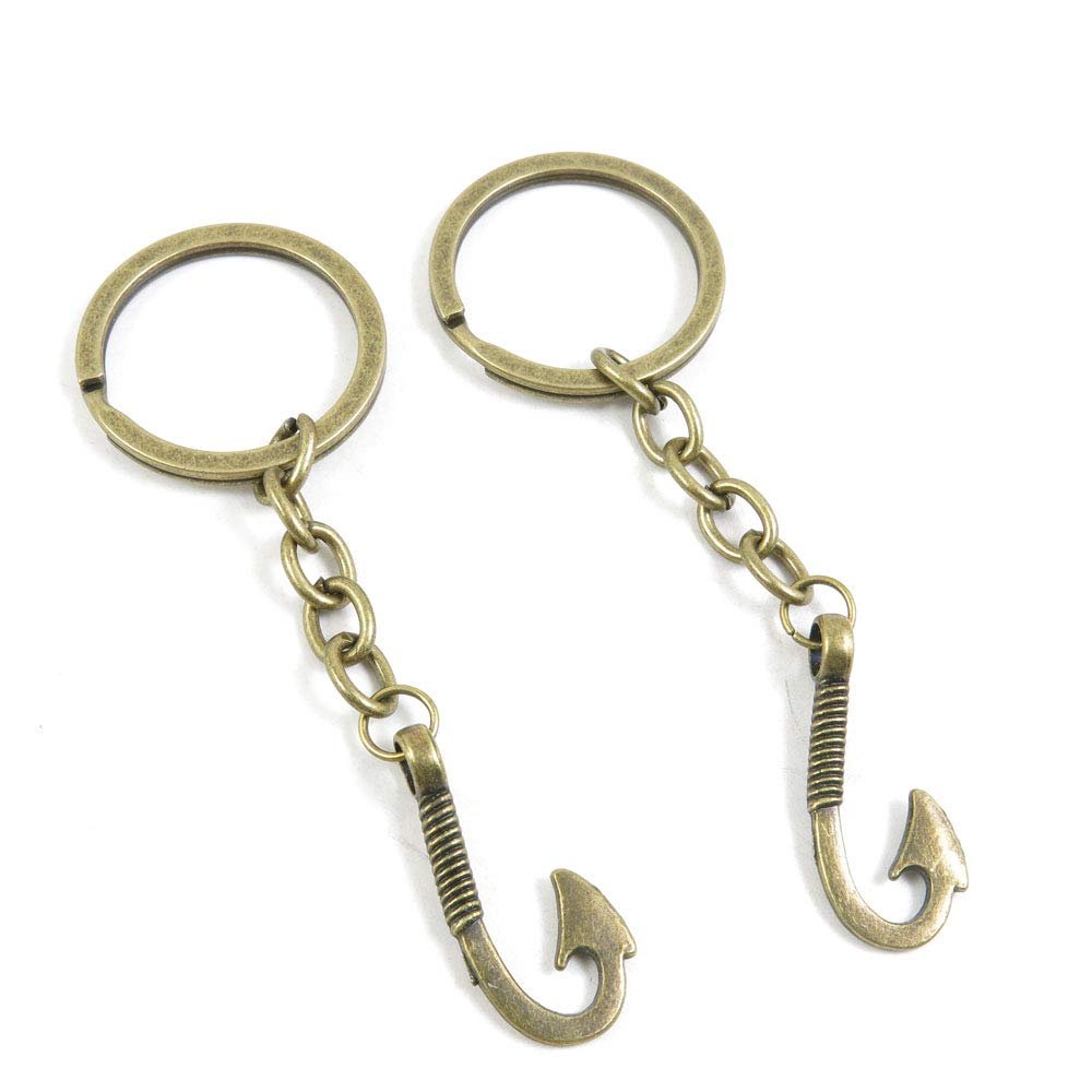 5 Items Keychain Keyring Key Tags Chains Rings Jewelry Bag Charms N3UQ4 Hope Hook
