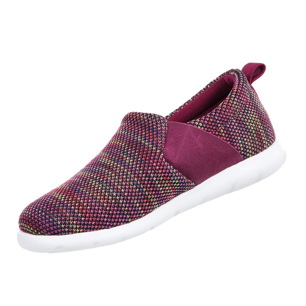 Isotoner Zenz Women's Balance Sport Mesh Slipper, Slip-On Shoe, Wild Rose, 8