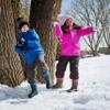 Kamik Snobuster1 Kids Snow Boot - Waterproof Kids Snow Boots - Adjustable Collar & Removable Insulated Liner - Synthetic Rubber Sole - Round Toe Design - Navy/Magenta - 10 Toddler view 2