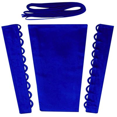 QRBTSCL Women's Wedding Dress Zipper Replacement Adjustable Fit Satin Corset Back Kit Lace up for Prom Dress Royal Blue 22 Inches