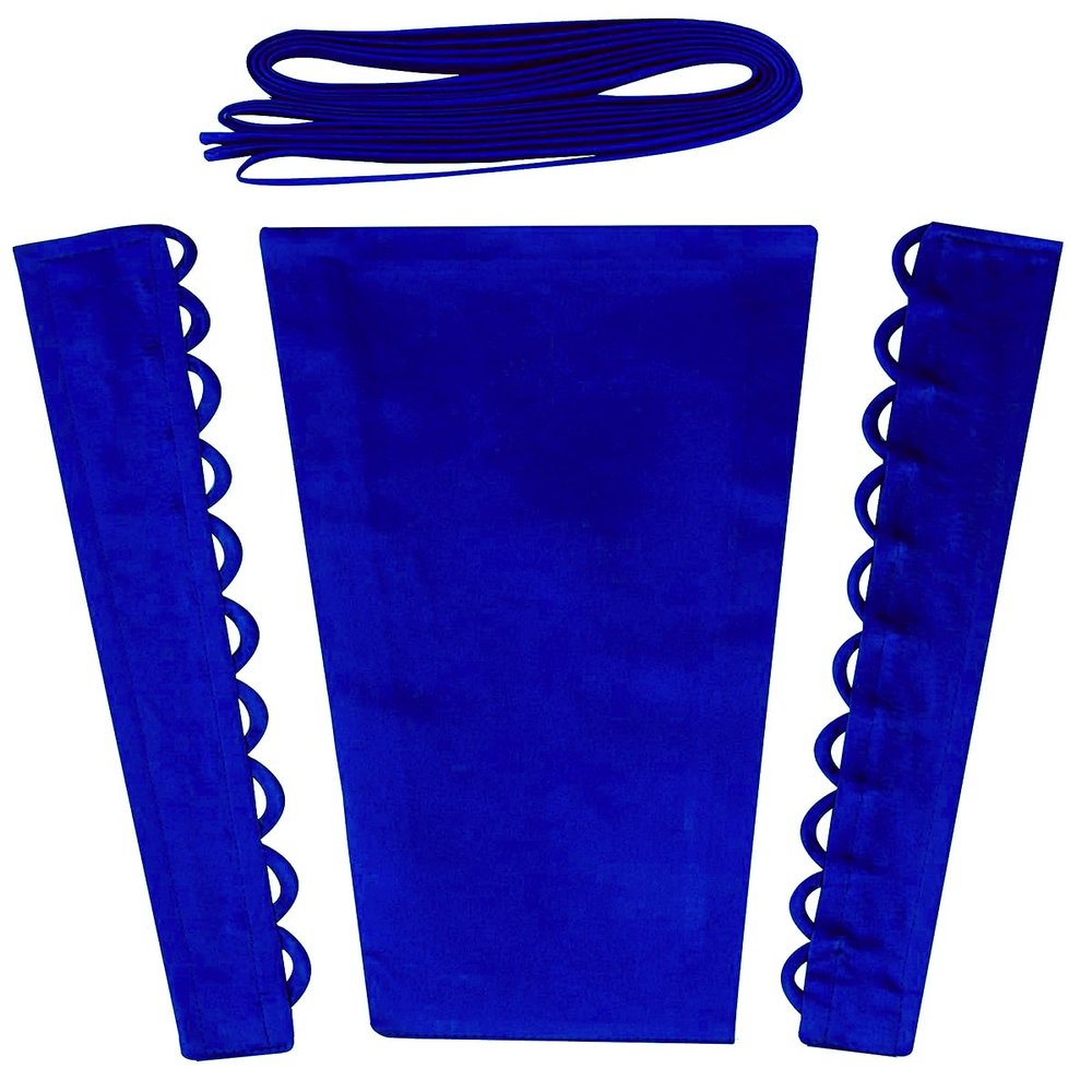 QRBTSCL Women's Wedding Dress Zipper Replacement Adjustable Fit Satin Corset Back Kit Lace up for Prom Dress Royal Blue 22 Inches