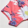 Kanu Surf Big Girls' Jasmine Beach Sport Halter One Piece Swimsuit, Paige Floral Coral, 14 view 3