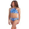Kanu Surf Toddler Girl's Morgan Ruffle Halter Bikini 2-Piece Swimsuit, Pink, 2T, Willow Navy Tie-Dye, 4T view 3