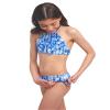 Kanu Surf Toddler Girl's Morgan Ruffle Halter Bikini 2-Piece Swimsuit, Pink, 2T, Willow Navy Tie-Dye, 4T view 4