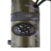 ADROIT 6 in 1 Survival Whistle | Compact Design 1" (2.5 cm) x 4" (10.2 cm) | LED, Compass, Thermometer & More | Camouflage | 35" (88.9 cm) Lanyard | Essential for Adventure & Safety view 2