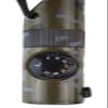 ADROIT 6 in 1 Survival Whistle | Compact Design 1" (2.5 cm) x 4" (10.2 cm) | LED, Compass, Thermometer & More | Camouflage | 35" (88.9 cm) Lanyard | Essential for Adventure & Safety view 3