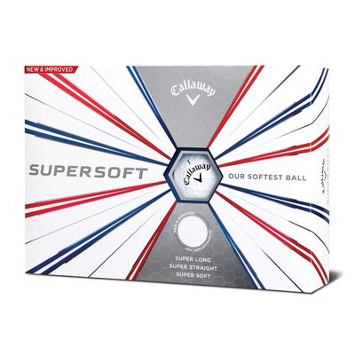 Callaway Golf Supersoft Golf Balls (White),12 Pack, Prior Generation