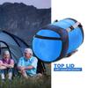 REDCAMP Nylon Compression Stuff Sack, Lightweight Sleeping Bag Compression Sack Great for Backpacking, Hiking and Camping, Blue XL view 3