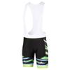 Uriah Men's Bicycle Bib Shorts White Gel Padded Tights Zebra Green Size 5XL(CN) view 1