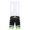 Uriah Men's Bicycle Bib Shorts White Gel Padded Tights Zebra Green Size 5XL(CN) view 2