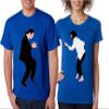 ALLNTRENDS Couple T Shirt Pulp Dance Valentine's Day Matching Gift Classic Tops (Womens M Mens 2XL, Royal Blue) view 1