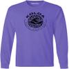 Koloa Circle Wave Vintage Pigment Dyed Long Sleeve Tee-Amethyst/b-4XL view 1