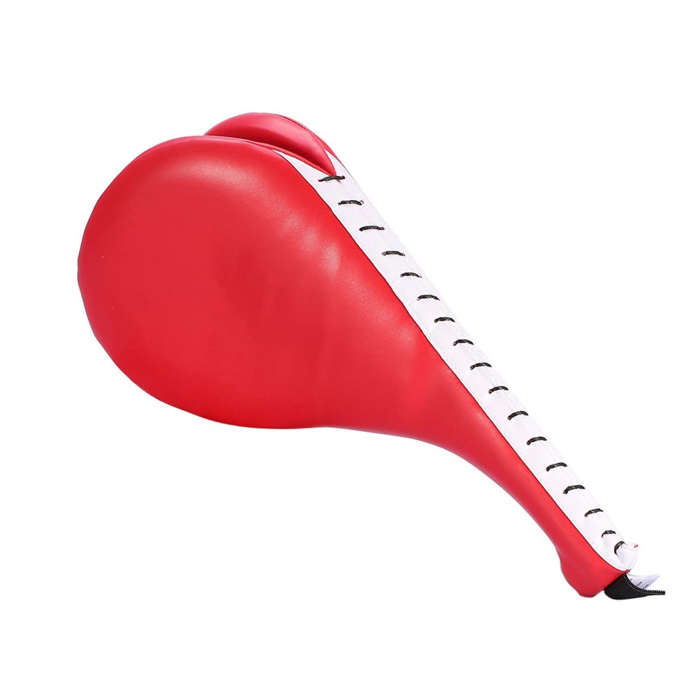 Taekwondo Kick Pads TKD Kicking Training Karate Kickboxing Practice (Red)