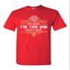 Because I'm The DM That's Why RPG Game Master Funny Parody DT Adult T-Shirt Tee (XX Large, Red) view 1