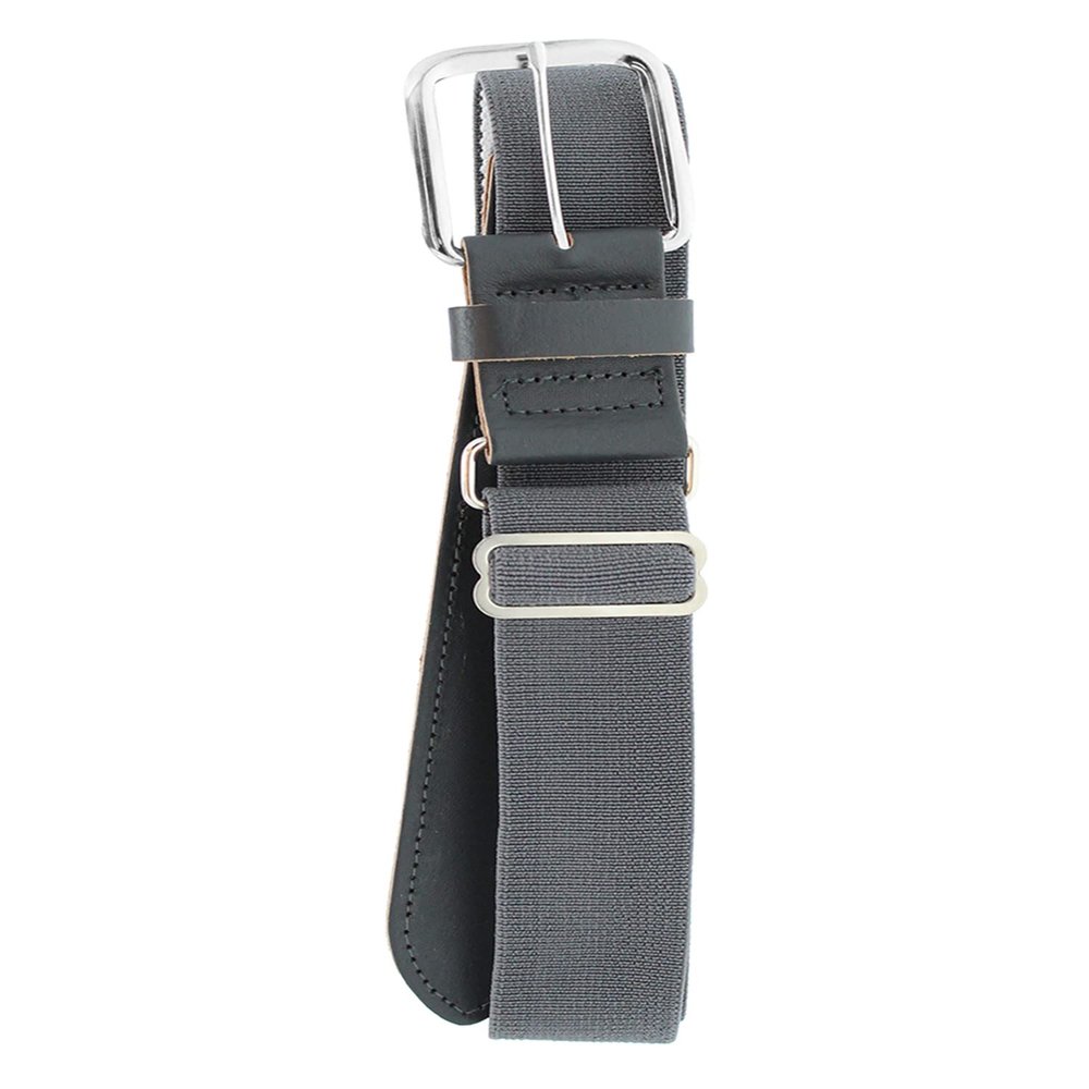 MadSportsStuff Performance Baseball Softball Belt (Youth, Graphite)