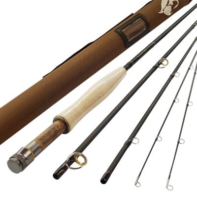 Aventik IM12 Nano Nymph Fly Rod 3/4wt 10ft 4Piece Specially Designed Nymph Fast Action (10'0'' LW3/4)